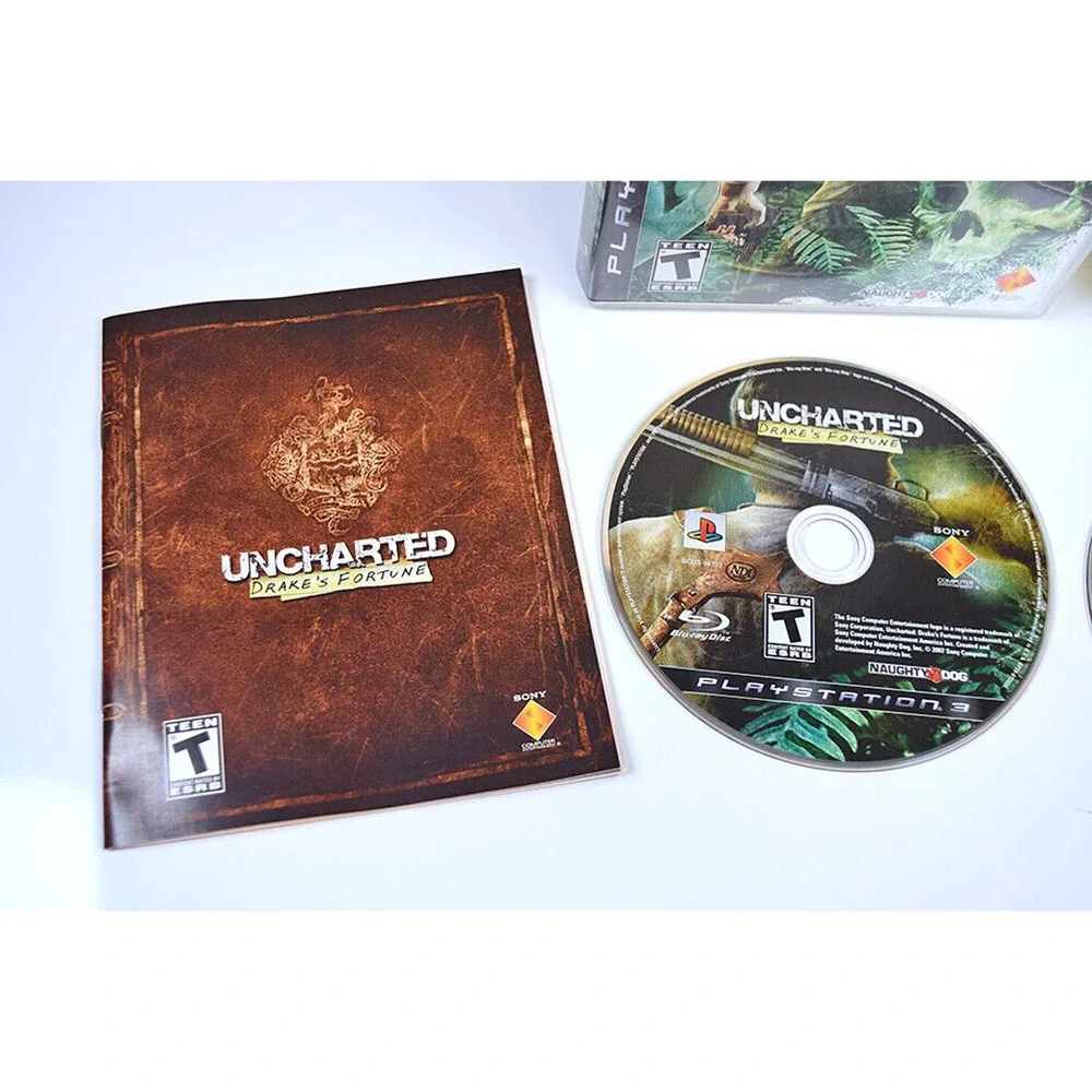 2 Sony PS Playstation 3 Video Games: Virtua Fighter 5/Uncharted Drake's Fortune